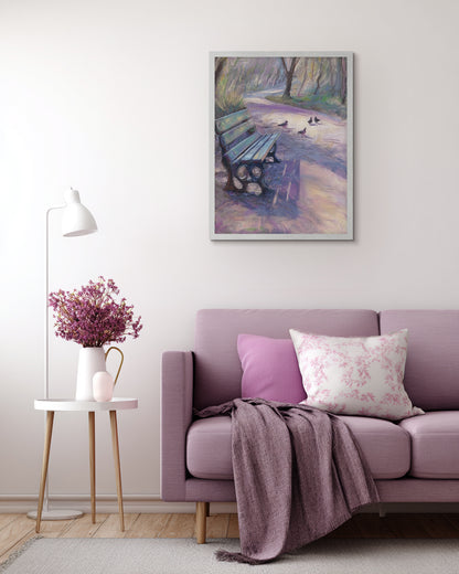 The Feeding Hour - Framed Print