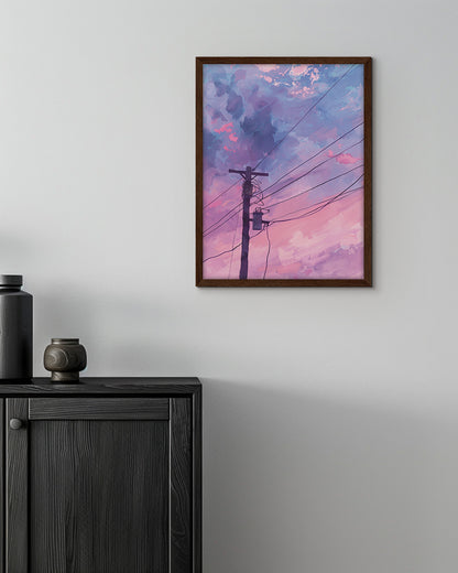 Wires - Framed Print