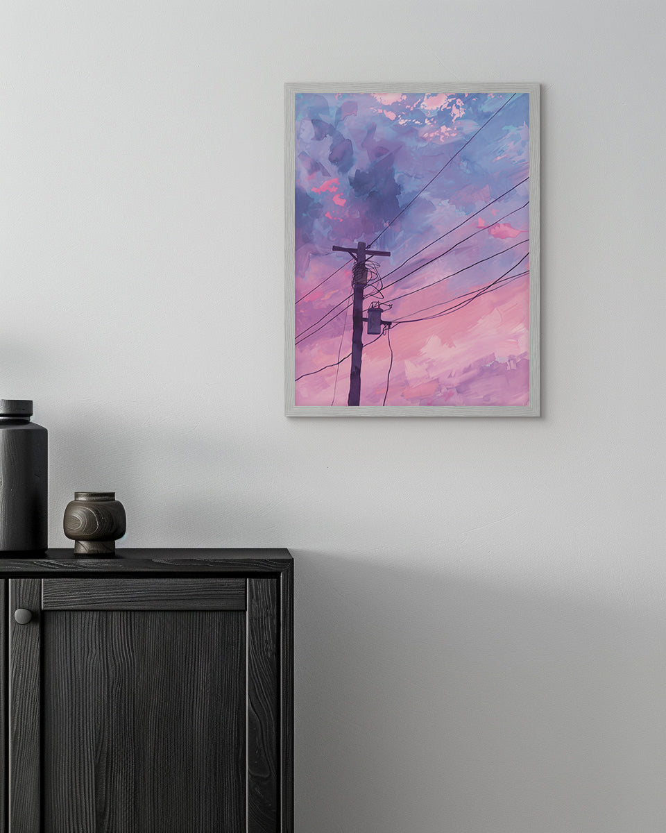 Wires - Framed Print