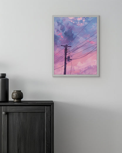 Wires - Framed Print